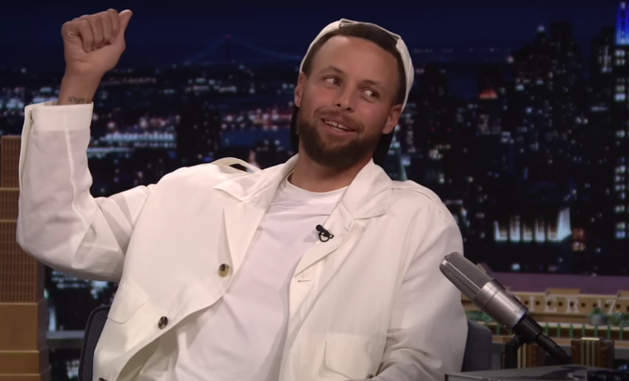 那感觉就像, 提到了库里